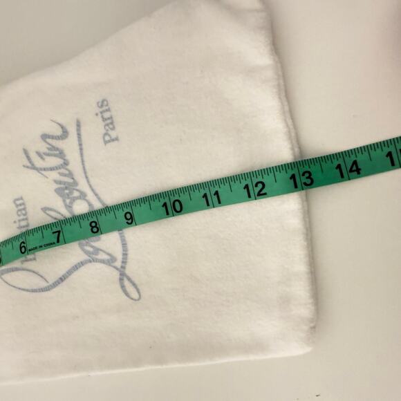 Christian Louboutin Paris Drawstring Lined Dust Bag 13"x 8" Classic Collector - Picture 3 of 4